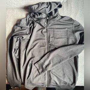Men’s Grey Full Zip Hoodie